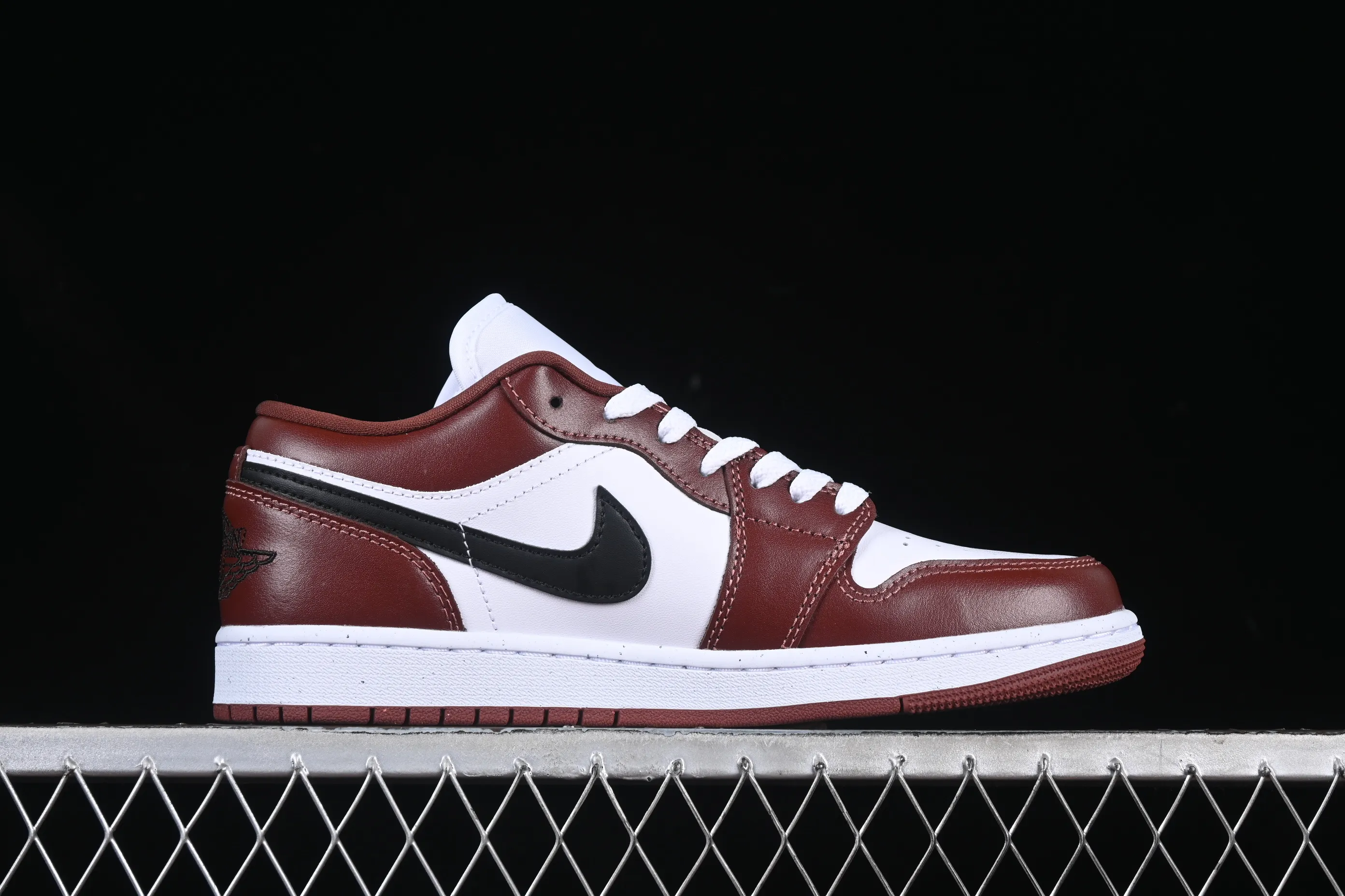 All categories Air Jordan Jordan series basketball shoes Air Jordan 1 Low G version pure original Air Jordan 1 Low AJ1 Joe 1 white wine red low-top cultural casual sneakers HF3148-102